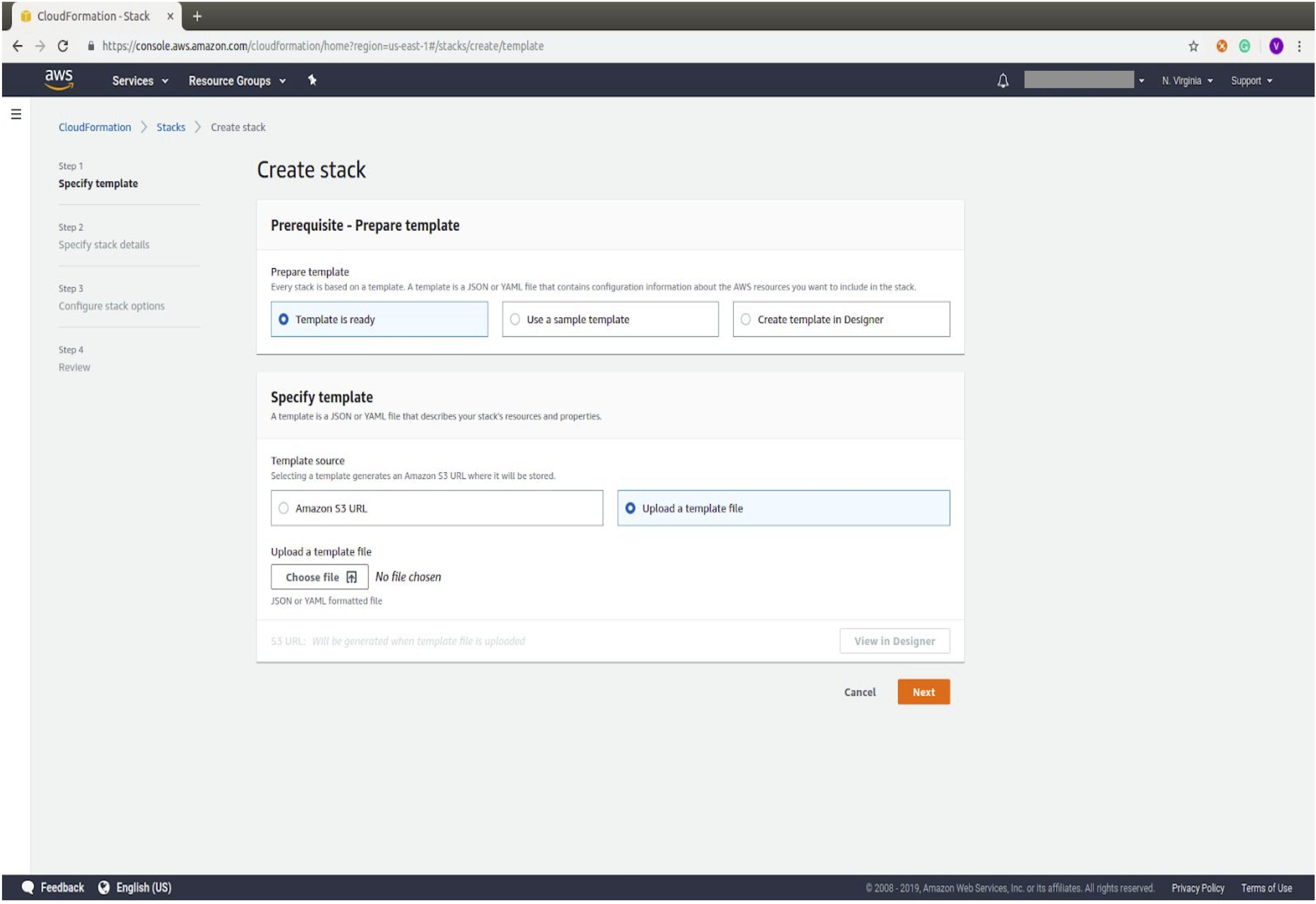 Prepare template Prepare template